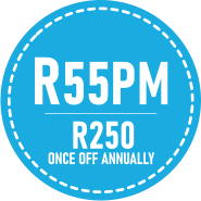 R55PM R250 ONCE OFF ANNUALLY